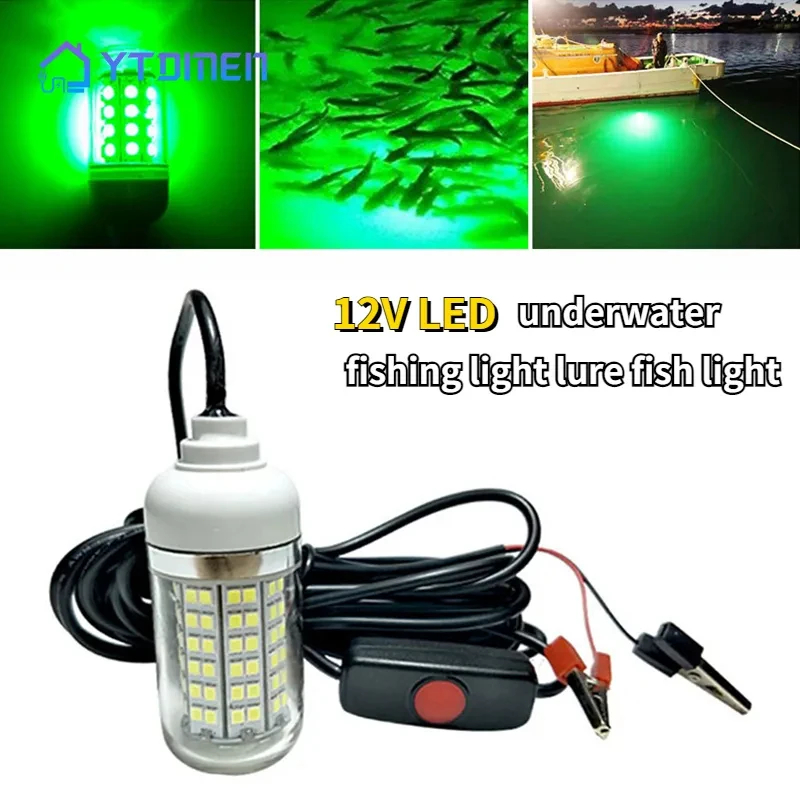 12V Underwater Lamp 15W 108 LE - Fishing Boat Navigation Light recension och pris